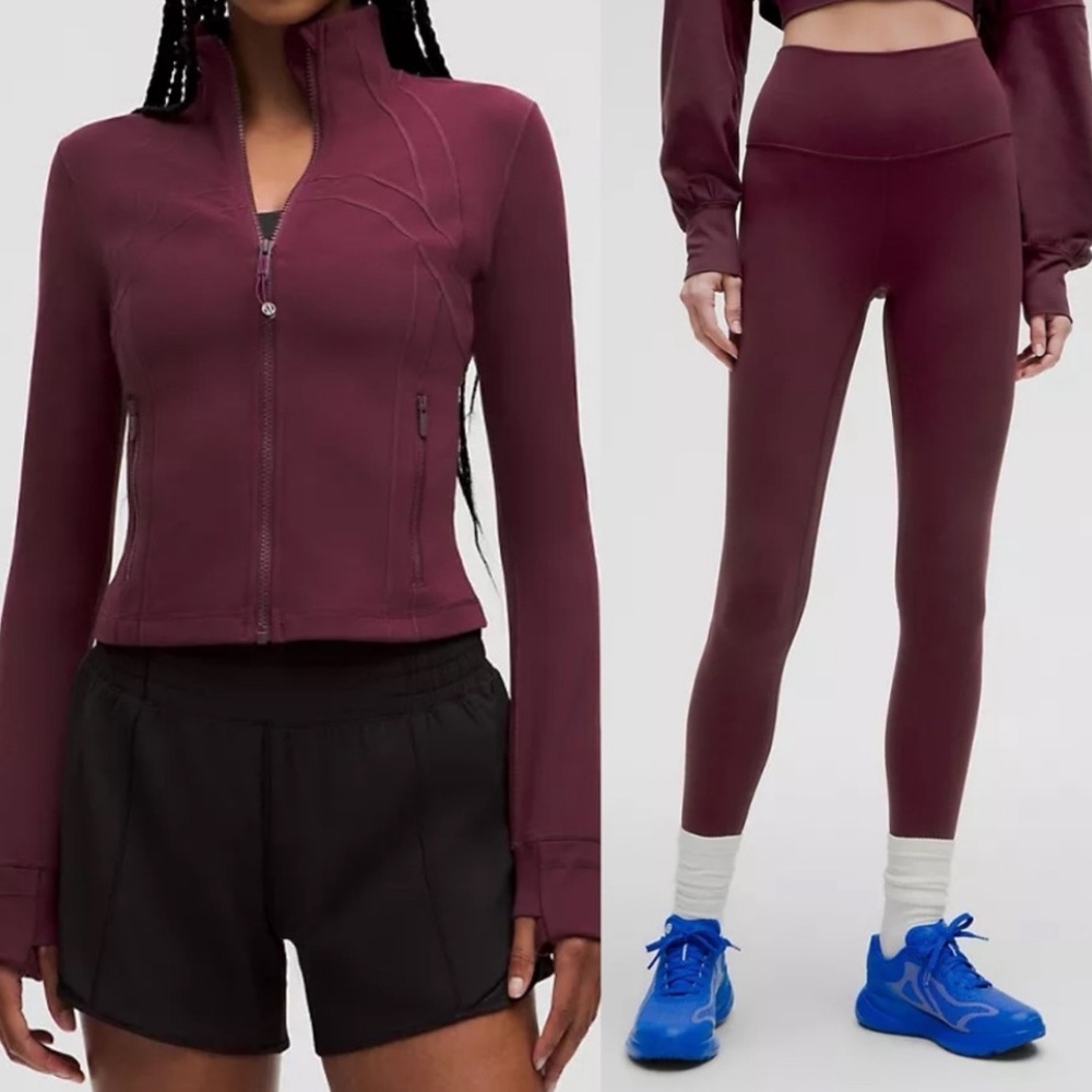 Lululemon Align High Rise Pants & Nulu Define Cropped Jacket